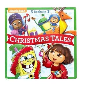 Nickelodeon 5 books in 1 Christmas Tales Bubble Guppies Dora the Explorer & more